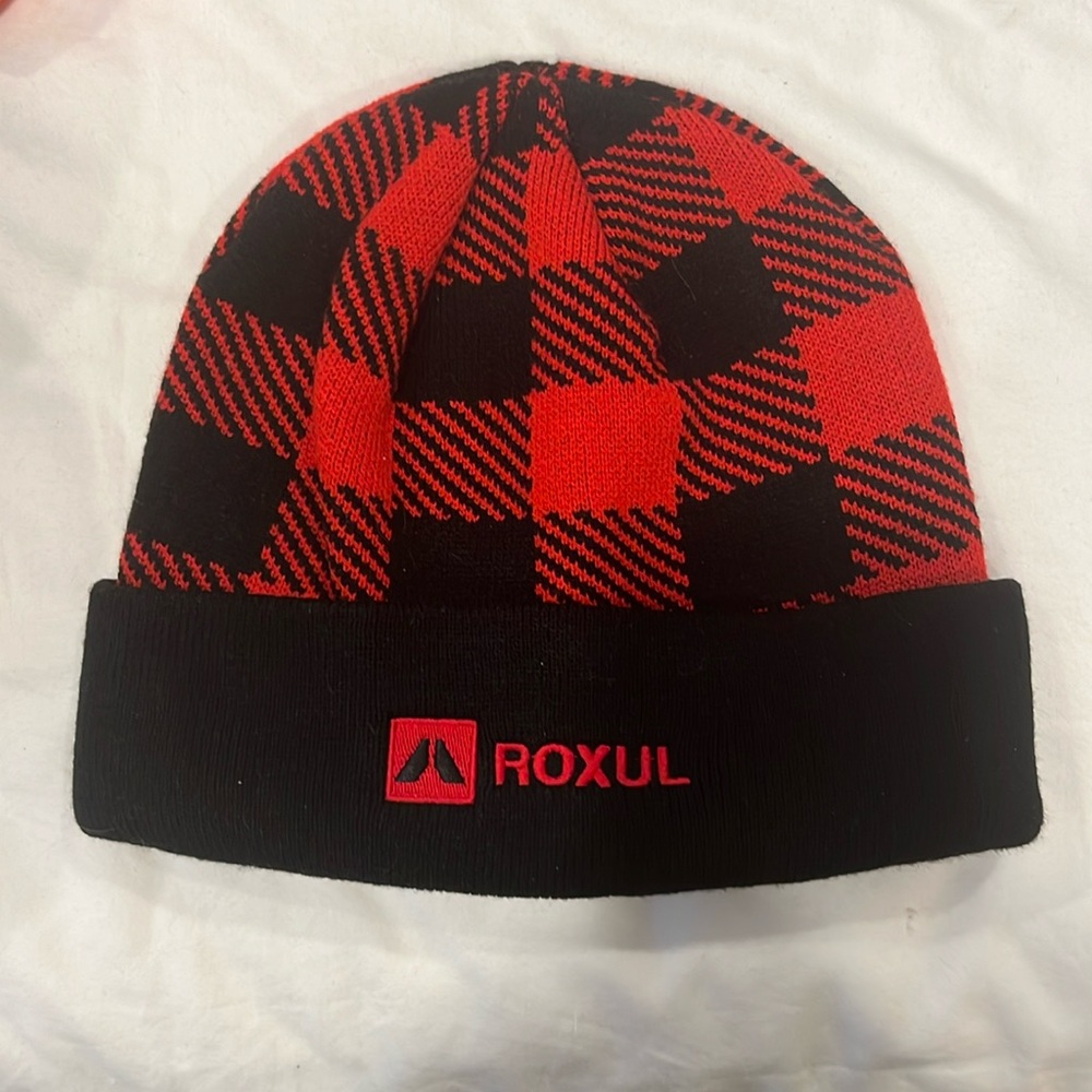 Red & Black Plaid Lumberjack Hat